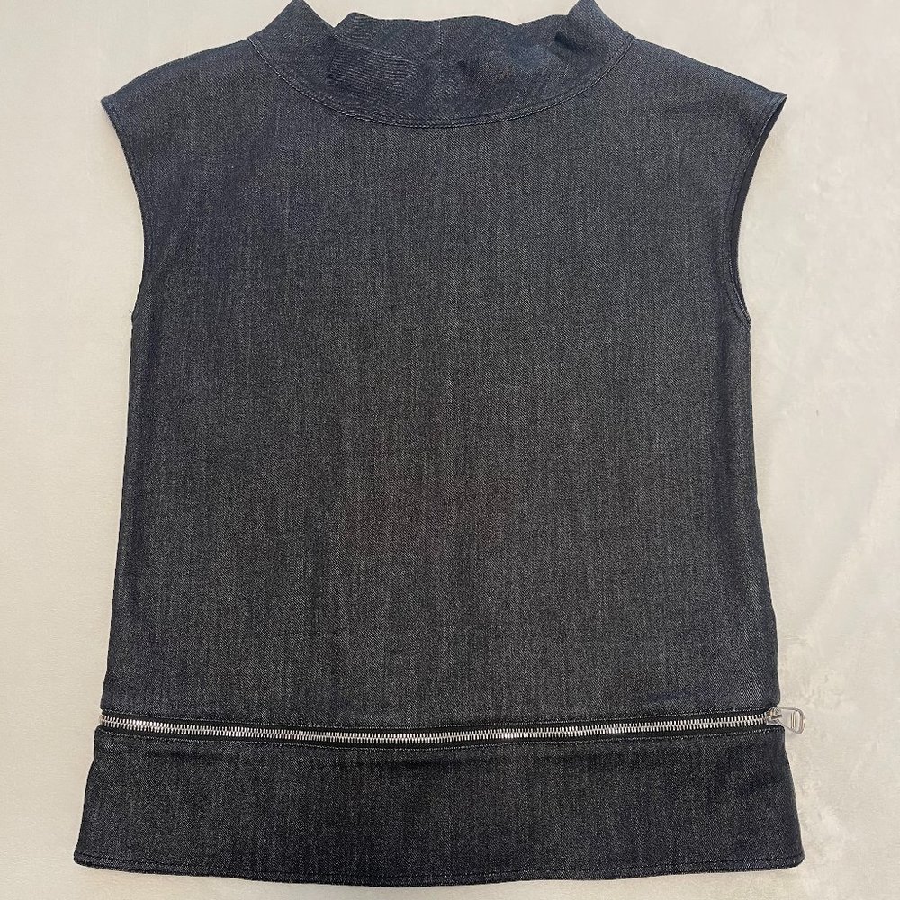 EUC - $295 - Calvin Klein Denim Top, Size 38